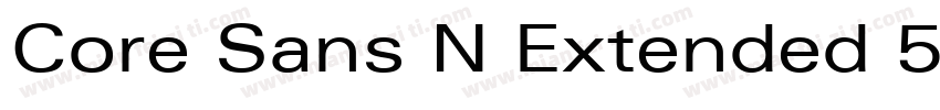 Core Sans N Extended 53 Medium字体转换